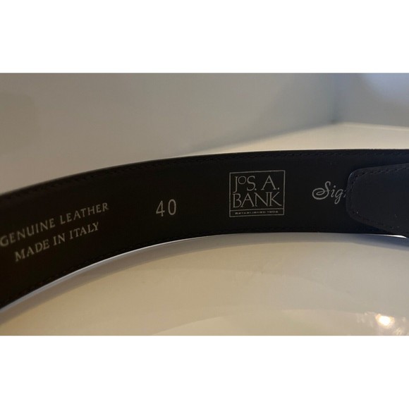 Jos. A. Bank Men’s Belt Italian Genuine Leather  Brown  Size 40 Dress Signature - Picture 4 of 10
